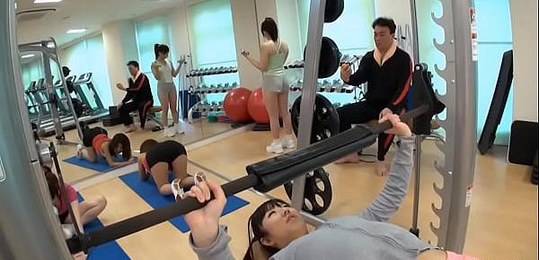  Japanese fitness freaks, Yui Asano and Tomomi Nakama fucked, uncensored